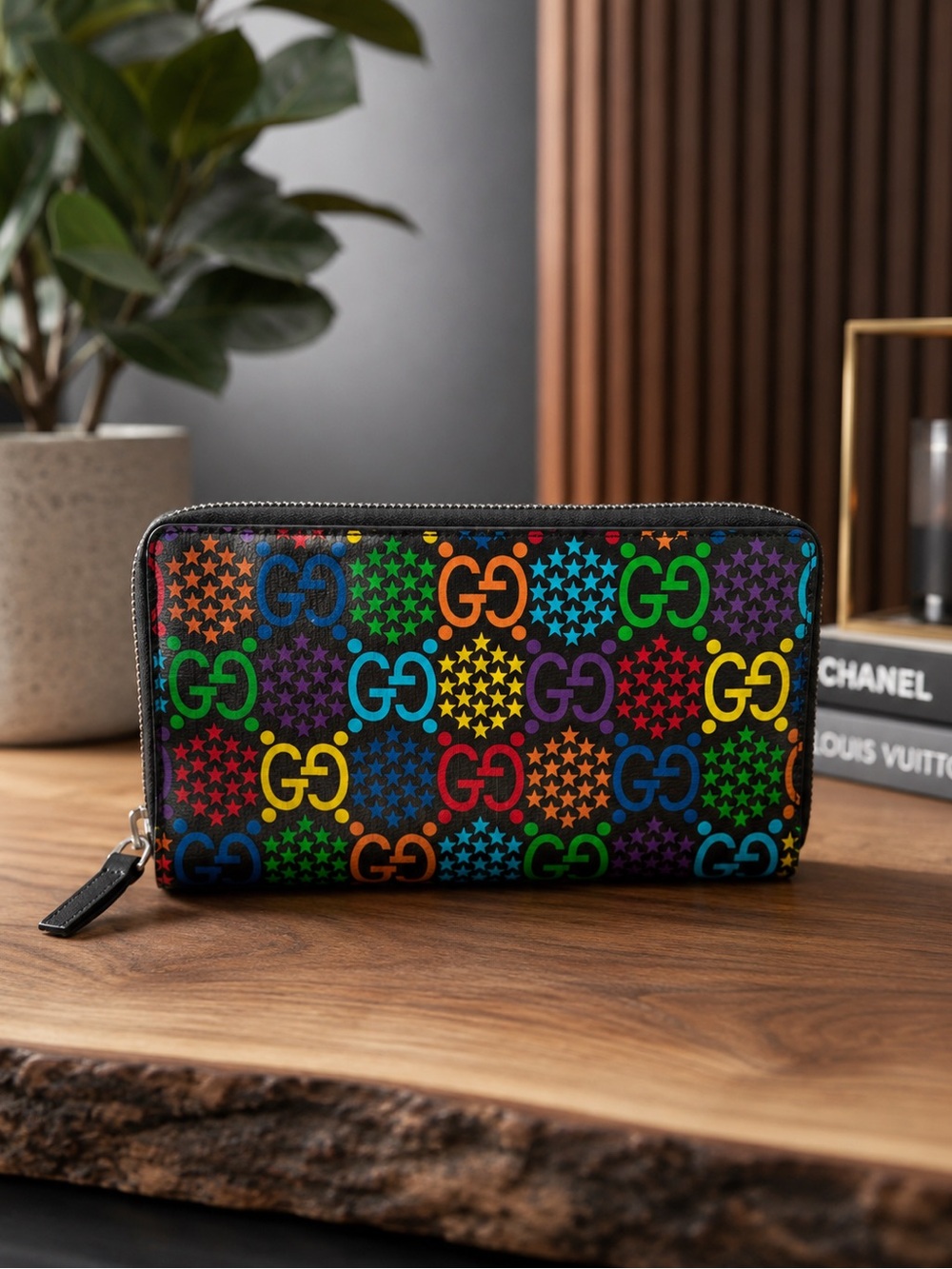 Gucci GG Psychedelic Zip Around Continental Wallet ✨ Full Inclusion